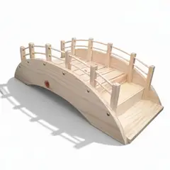 START FG - Puente de Bocaditos en Madera de Pino Acabado Natural Mate - Bandeja Fuente de bocaditos