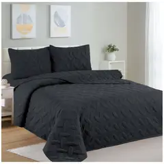 CASATEX - CUBRECAMA COLOR ENTERO 100% ALGODÓN EN 1.5 PLAZAS