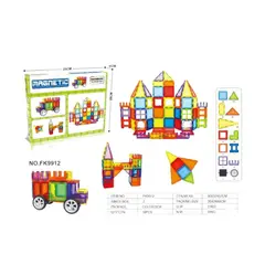 GENERICO - Set de Bloques Magnéticos de 76 piezas