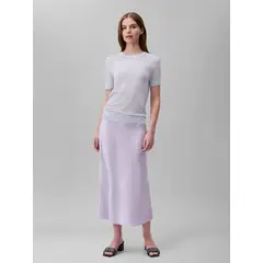 CALVIN KLEIN - SWEATER FINE GAUGE VISCOSE SS SWEATER CK