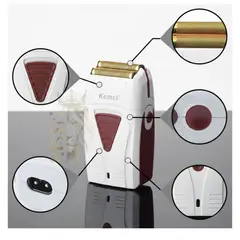 ROHS - MAQUINA AFEITADORA RECARGABLE KEMEI 3382