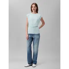 CALVIN KLEIN - BLUSA TWIST FRONT TOP (LIFT & SHIFT)