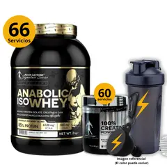 Kevin Levrone - ANABOLIC ISO WHEY 2KG VAINILLA + CREATINA 300GR + REGALOS