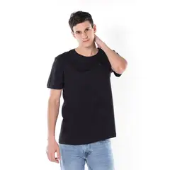CALVIN KLEIN - CAMISETA MC SS SOLID LIQUID CREWNK TEE CK