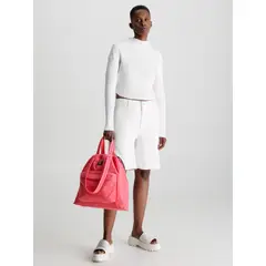 CALVIN KLEIN - CARTERA DE CUERO PARA MUJERES CK