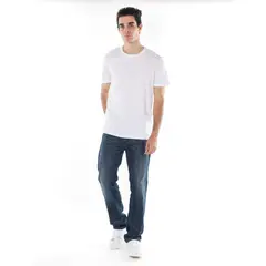 CALVIN KLEIN - CAMISETA MC SS SOLID LIQUID CREWNK TEE CK