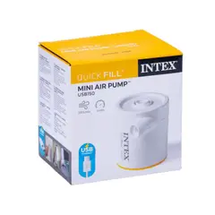 INTEX - Inflador Eléctrico USB Tipo C Portátil QuickFill 150