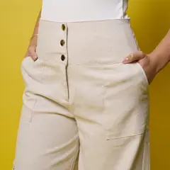 MOKACCINO - PANTALON CARGO LP26LIA-PA LINO