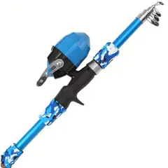 GENERICO - CAÑA DE PESCAR AZUL PARA NIÑOS