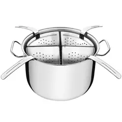 TRAMONTINA - Juego de olla Cozi-Pasta Acero Inoxidable sin Tapa 13.50 Lt