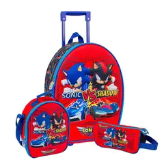 SCOOL - Sonic Set Maleta + Lonchera + Cartuchera Ranger
