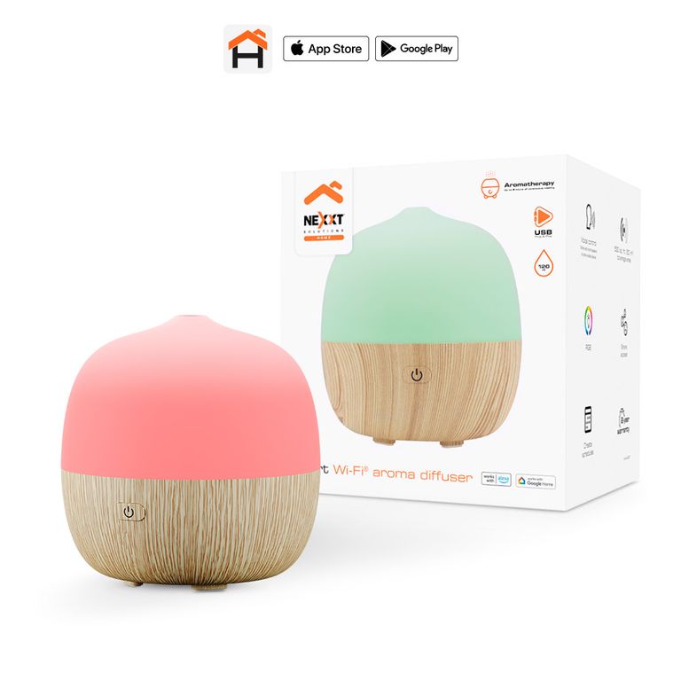 DIFUSOR DE AROMA INTELIGENTE WIFI CON RGB NEXXT NHA-A300