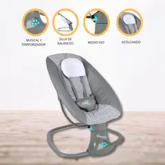 INFANTI - Silla Nido 3 en 1 «DELUXE» Gray