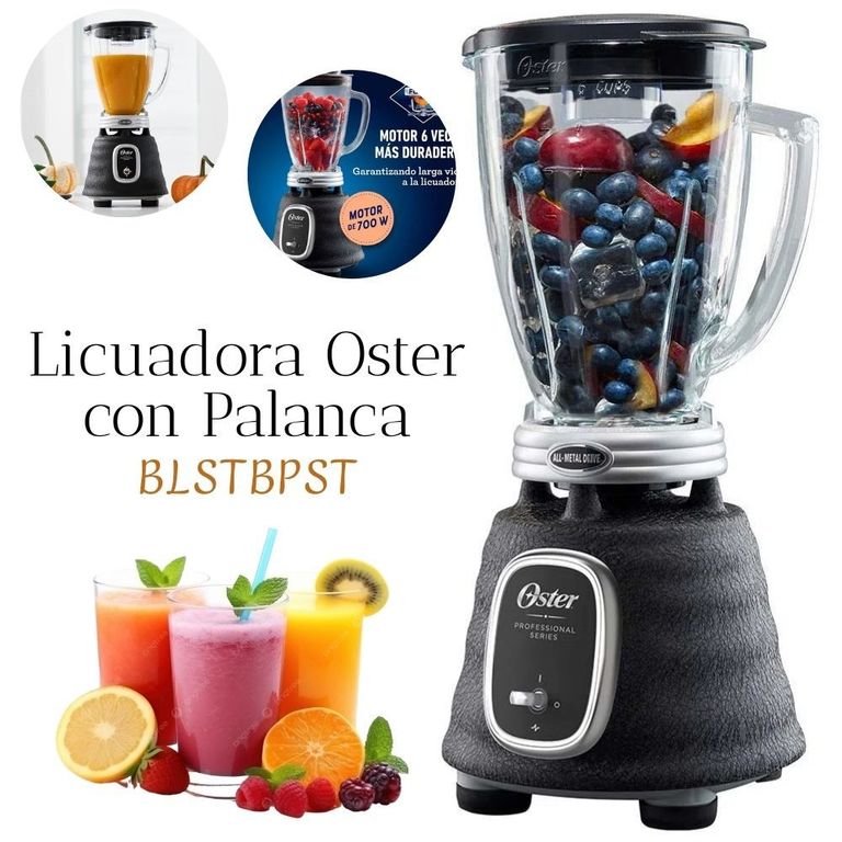Licuadora Clásica Profesional con Palanca - NEGRO