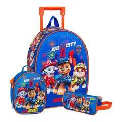 SCOOL - Paw Patrol Niño Set Maleta 3d Eva X 3 Pzs - A4 Azul