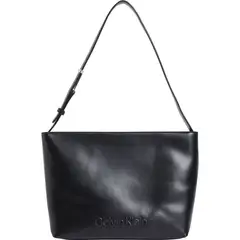 CALVIN KLEIN - CARTERA EMBOSSED LOGO MEDIUM SHOPPER