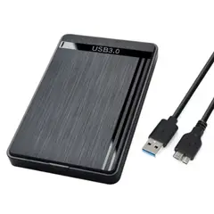GENERICO - CASE USB 3.0 NEGRO PARA SSD Y DISCO DURO EXTERNO 2.5"