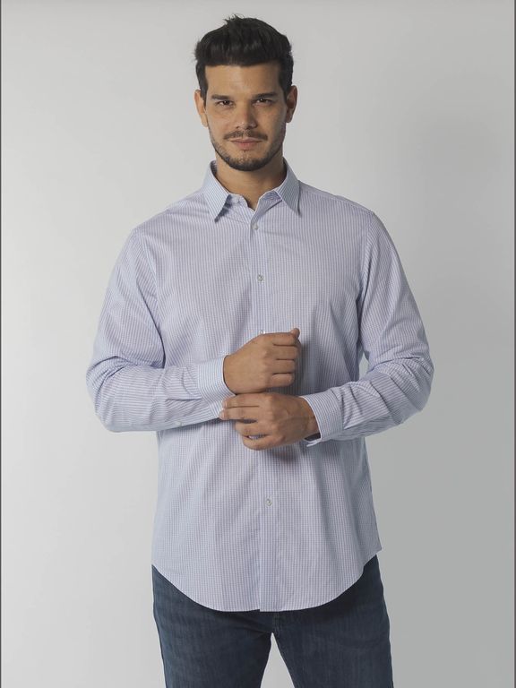 CAMISA VESTIR DRESS SHIRT LS SLIM FIT
