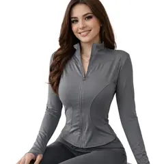 GENERICO - Casaca Deportiva Fit Jacket - Corte Princesa