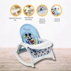 CUZKA - Silla Mecedora para Bebes «MICKEY MOUSE» BLUE