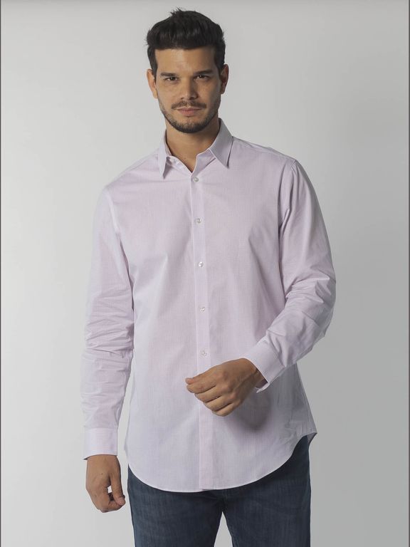 CAMISA VESTIR DRESS SHIRT LS SLIM FIT