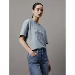 CALVIN KLEIN - CAMISETA EMBROIDERED INSTITUTIONAL TEE