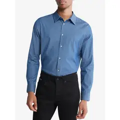 CALVIN KLEIN - CAMISA LS LIGHT WASH STRETCH SLIM CHA CK