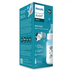 PHILIPS AVENT - Biberón Anticolic 9oz Elefante