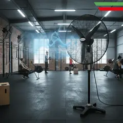 ALFANO - Ventilador Industrial 2 en 1 de 34" 300w Control Remoto AL-IDEU34RC