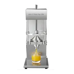 GENERICO - Exprimidor de Jugo y Cortador de Papas Industrial Eléctrico Multifuncional