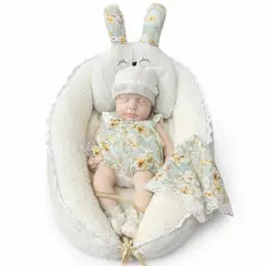 REBORN - Muñeca Bebe de Silicona Gel 35 cm