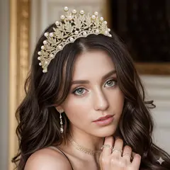 GENERICO - CORONA VINCHA TIARA PARA NOVIA -- DESPEDIDA DE SOLTERA