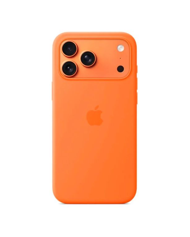 SILICONA PARA IPHONE 17 PRO MAX - NARANJA