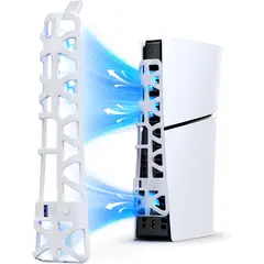 DOBE - Cooler Ventilador Para Consola Playstation 5 Slim PS5 Slim - Blanco