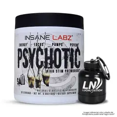 INSANE LABZ - Psychotic saw 30 servicios - Grape + Portaproteina