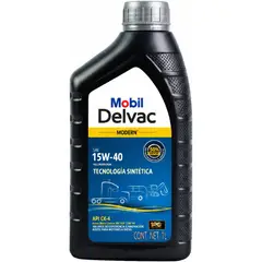 GENERICO - Aceite de Motor Mobil Delvac Full Sintético 15W-40 1LT