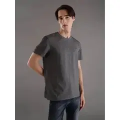 CALVIN KLEIN - CAMISETA SS PLAITED BIRDSEYE JERSEY TEE CK