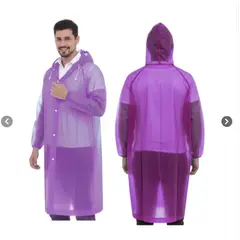 GENERICO - Pack 3 - Capa impermeable con capucha protectora anti fluido - PONCHO