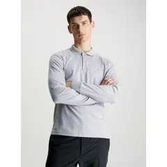 CALVIN KLEIN - POLO SMOOTH COTTON SLIM LS CK