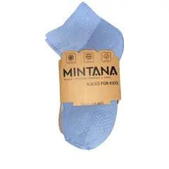 MINTANA - PACK 3 MEDIAS TOBILLERAS BAMBÚ SIN COSTURAS NIÑOS