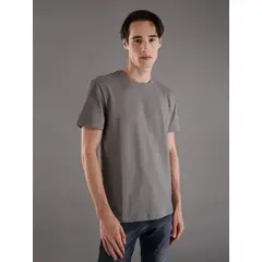 CALVIN KLEIN - CAMISETA SS PLAITED BIRDSEYE JERSEY TEE CK