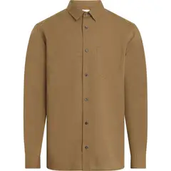 CALVIN KLEIN - LINEN COTTON REGULAR LS SHIRT CK