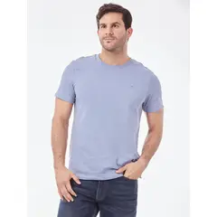 CALVIN KLEIN - CAMISETA SS SOLID LIQUID CREWNK TEE CK