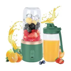 GENERICO - Mini Licuadora Portátil 520ml Recargable - Verde