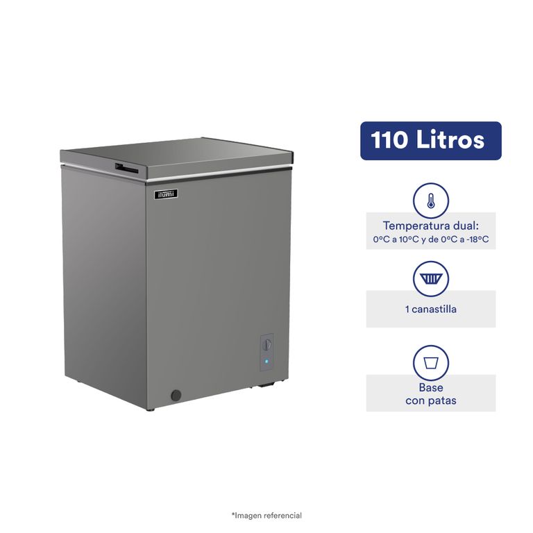 Congelador dual de 110 Litros