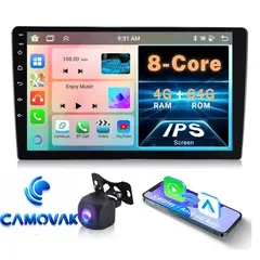 GENERICO - AUTORADIO 4+64GB QLED 9PULG ANDROID CARPLAY+AUTO INALAMBRICO