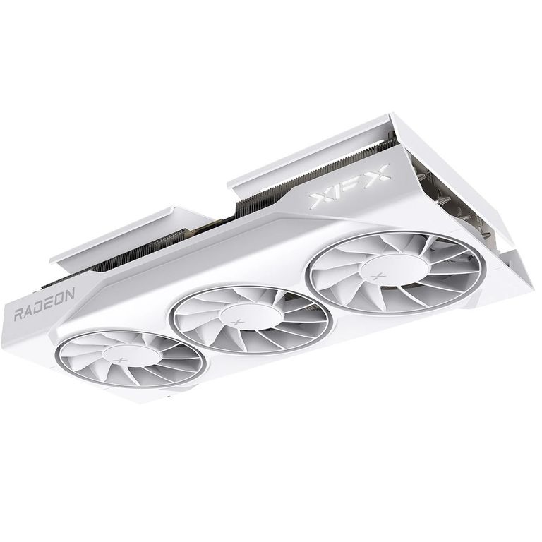 Tarjeta de Video Swift AMD Radeon RX9060 XT OC 16GB GDDR6 Blanco PCIe 5.0 3 Fans
