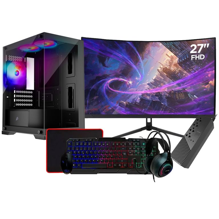 Computadora Pc Gamer CORE ULTRA 7 265 RAM 32GB SSD 1TB MONITOR 27" FULL HD
