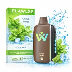 VAPE - IFlawlss 35000 Puffs Cool Mint 25ML – Explosión Helada