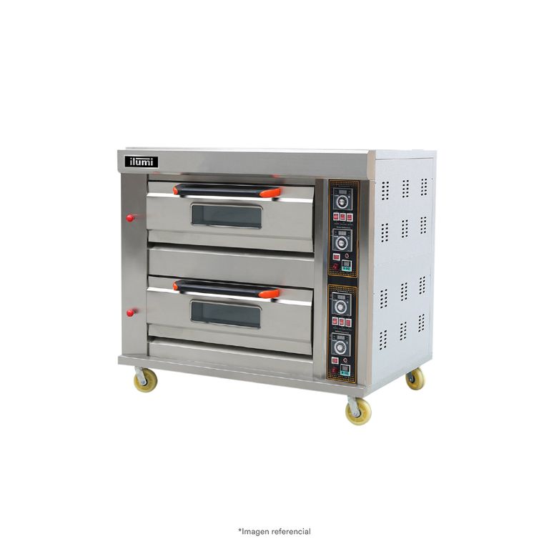 Horno a gas multiusos con 2 compartimientos